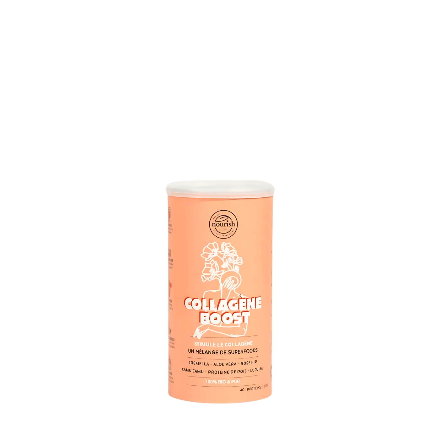 COLLAGÈNE BOOST - Aloe verra, Lucuma, Rosehip, Camu camu, Tremella - E-picerie Fine